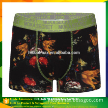 Mens luxury pattern with high end digital printing boxer underwear,Customized mens underwear boxer wholesale